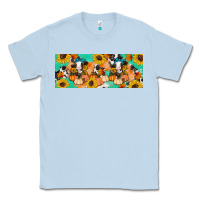 Dusty Blue Cow fall pumpkin Classic Tee - Artiststas