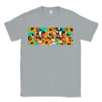 Heather Grey Cow fall pumpkin Classic Tee - Artiststas