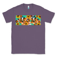 Lavender Cow fall pumpkin Classic Tee - Artiststas