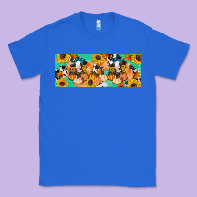 Cow Fall Pumpkin Classic Tee Designed By Artiststas