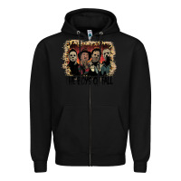 Black the boys of fall leopard pattern bleached halloween murder t shirt Zipper Hoodie - maiPhamDesign
