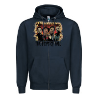 Navy the boys of fall leopard pattern bleached halloween murder t shirt Zipper Hoodie - maiPhamDesign