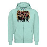 The Boys Of Fall Leopard Pattern Bleached Halloween Murder T Shirt Zipper Hoodie | Teevron
