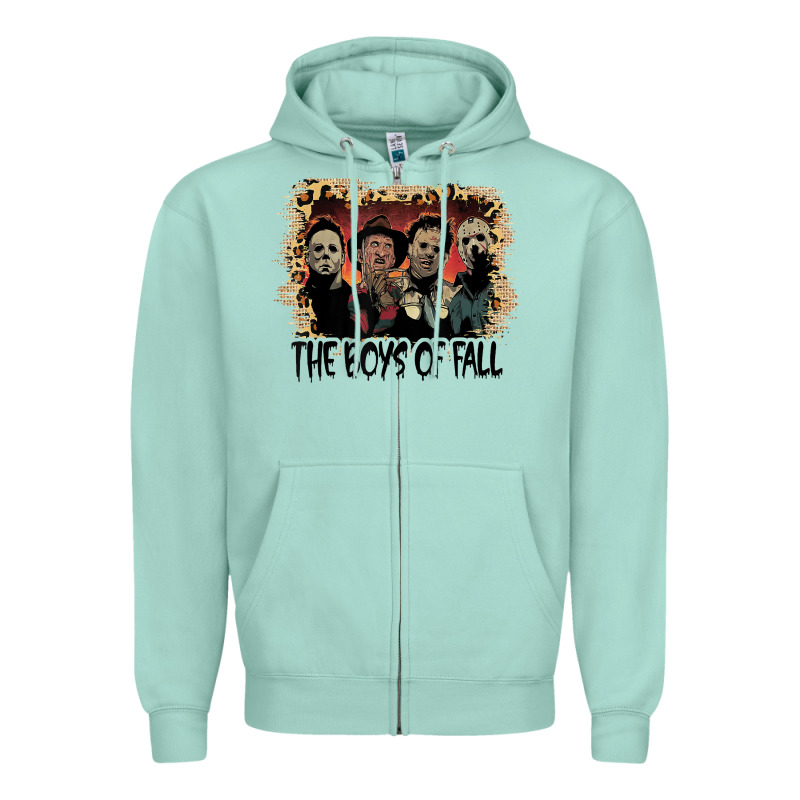 The Boys Of Fall Leopard Pattern Bleached Halloween Murder T Shirt Zipper Hoodie by maiPhamDesign | Teevron