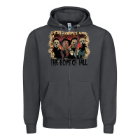 Smoke the boys of fall leopard pattern bleached halloween murder t shirt Zipper Hoodie - maiPhamDesign