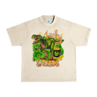 Sandshell St. Patrick's day lucky Saurus Urban Heavy Tee - HowdyJamesFarm
