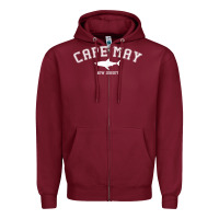Burgundy cape may new jersey shark travel gift t shirt t shirt Zipper Hoodie - maiPhamDesign
