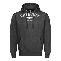 Charcoal Heather cape may new jersey shark travel gift t shirt t shirt Zipper Hoodie - maiPhamDesign