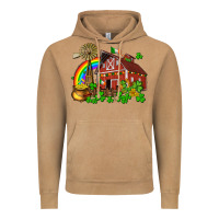 Vintage Camel St. Patrick's farm with gold Vintage Hoodie - OliviaCreatesArt