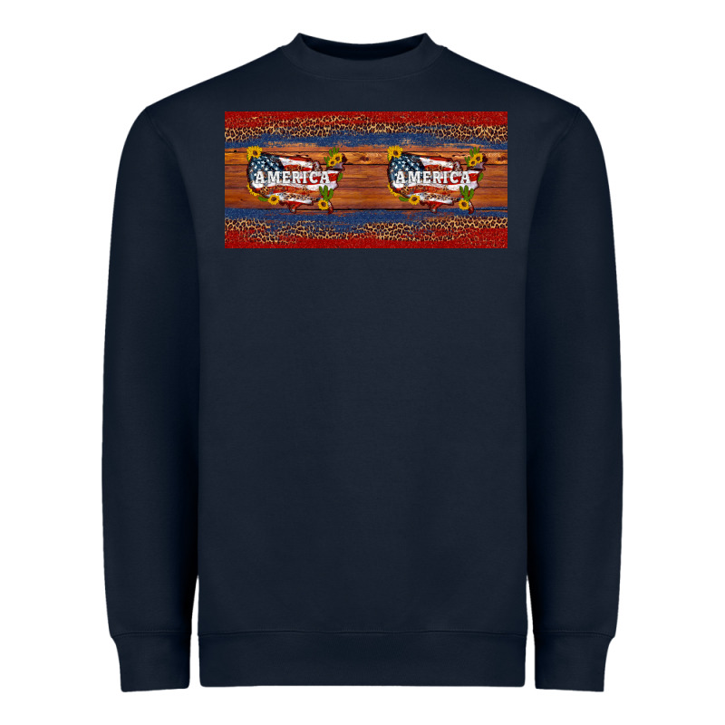 Usa Map 15oz Mug Heavyweight Sweatshirt by Artiststas | Teevron