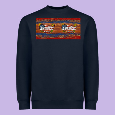 Usa Map 15oz Mug Heavyweight Sweatshirt Designed By Artiststas