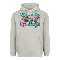 Moon Dust all you need is love and coffee Heavyweight Hoodie - AdoDesignShop