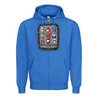 True Royal halloween funny set ghost mummy witch vampire and pumpkin t shirt Zipper Hoodie - maiPhamDesign
