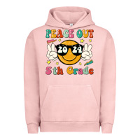 Pigment Salmon peace out 2024 5th grade Urban Hoodie - JahusDesignShop