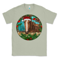 Matcha Brown Horse Christmas Classic Tee - RanaPortraitStore