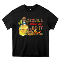 Black tequila made me do it Heavy Core Tee - RanaPortraitStore