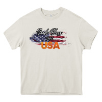 Cream God Bless The USA Heavy Core Tee - Bettercallsaul