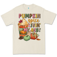 Bone Pumpkin spice livin' my best life Premium Tee - NancyCooperArtShop