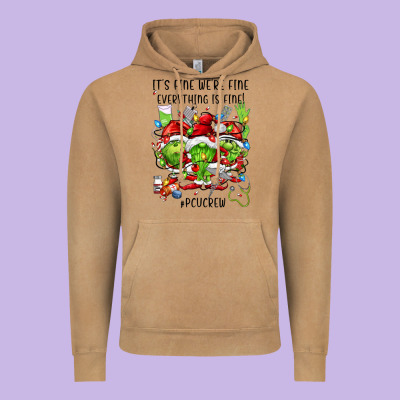 A Progressive Care Unit Nurse Or Pcu Nurse Vintage Hoodie Designed By Fadigitalartstudio