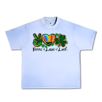 Grape Ice Peace love St. Patrick's Day Urban Heavy Tee - CowGirlArtShop