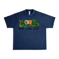 Navy Peace love St. Patrick's Day Urban Heavy Tee - CowGirlArtShop