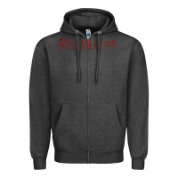Charcoal Heather REDRUM T-Shirt Zipper Hoodie - maiPhamDesign