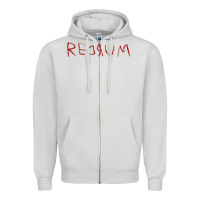 Dove Grey REDRUM T-Shirt Zipper Hoodie - maiPhamDesign