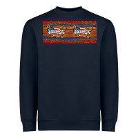 Navy usa map 11oz mug Heavyweight Sweatshirt - Artiststas