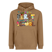 Toasted Coconut happy first day of school Heavyweight Hoodie - AdoDesignShop