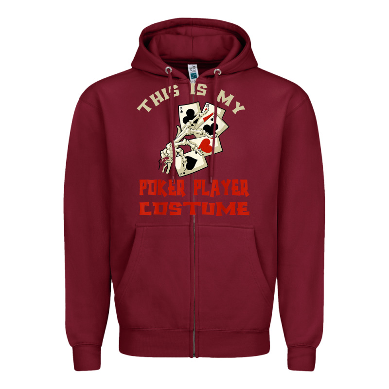 This Is My Poker Player Costume Halloween T Shirt Zipper Hoodie by maiPhamDesign | Teevron