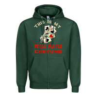 Sports Green this is my poker player costume halloween t shirt Zipper Hoodie - maiPhamDesign