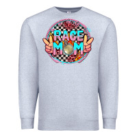 Heather Grey race mom Premium Sweatshirt - AdoDesignShop