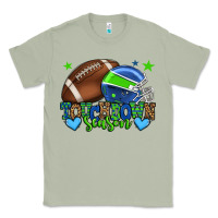 Matcha Touchdown season American football green and blue Classic Tee - HowdyJamesFarm