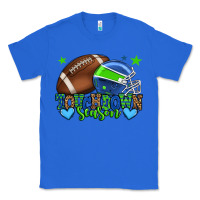 True Royal Touchdown season American football green and blue Classic Tee - HowdyJamesFarm
