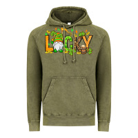 Vintage Olive St. Patrick's Lucky gnome Vintage Hoodie - OliviaCreatesArt