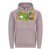 Vintage Zinc St. Patrick's Lucky gnome Vintage Hoodie - OliviaCreatesArt