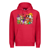 Cardinal Halloween Western Boo Coffee Cups Premium Hoodie - CowhideDigitalArt