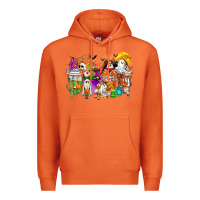 Carrot Halloween Western Boo Coffee Cups Premium Hoodie - CowhideDigitalArt