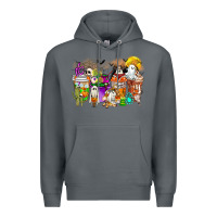 Rock Halloween Western Boo Coffee Cups Premium Hoodie - CowhideDigitalArt