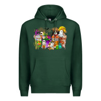 Sports Green Halloween Western Boo Coffee Cups Premium Hoodie - CowhideDigitalArt