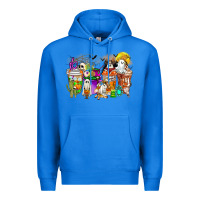True Royal Halloween Western Boo Coffee Cups Premium Hoodie - CowhideDigitalArt