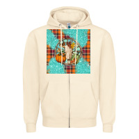 Sandshell fall bull skull Zipper Hoodie - BarkalooDesign