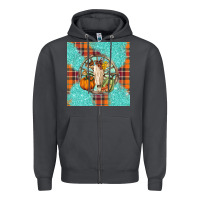Smoke fall bull skull Zipper Hoodie - BarkalooDesign