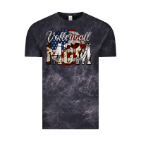 Cloud Black volleyball  mom 4 Vintage Tee - Jasminsmagicworld