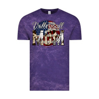 Cloud Purple volleyball  mom 4 Vintage Tee - Jasminsmagicworld