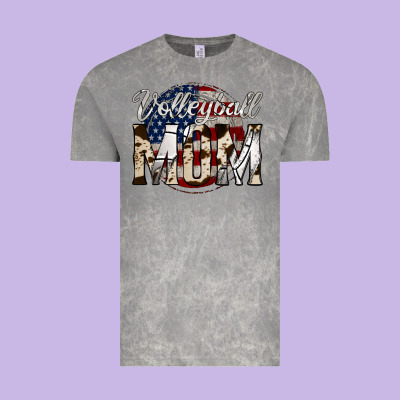 Volleyball  Mom 4 Vintage Tee Designed By Jasminsmagicworld