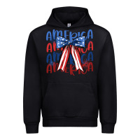 Black america ribbon Urban Hoodie - JahusDesignShop