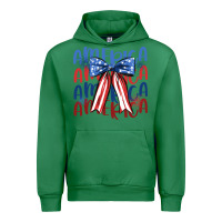 Emerald america ribbon Urban Hoodie - JahusDesignShop