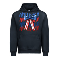 Navy america ribbon Urban Hoodie - JahusDesignShop