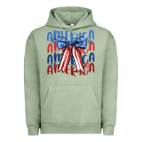 Pigment Oil Green america ribbon Urban Hoodie - JahusDesignShop